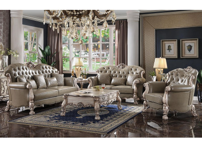 Barock Chesterfield conjunto de sofás clásicos Muebles de sofá Sofás de sofá nuevos