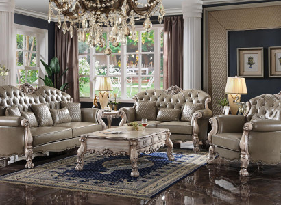 Barock Chesterfield conjunto de sofás clásicos Muebles de sofá Sofás de sofá nuevos