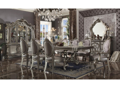 Mesa de comedor y conjunto de comedor de 8 sillas, conjunto de mesa y sillas.