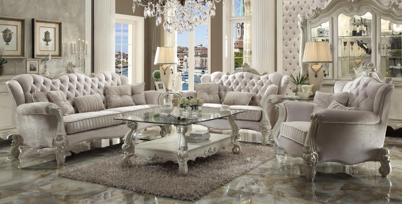Lujo Muebles Set de Sofá Decoración Sofá Tapizado 3+2+1 Asientos + Mesa de Centro