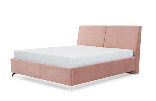 Cama rosa dormitorio muebles de madera textil hotel camas estilo Art déco.