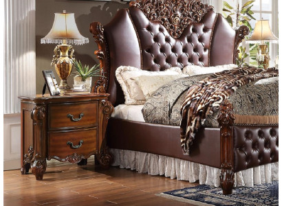 Barroco Rococó Mesa de noche de madera Cómoda Mesa auxiliar Mesita de noche Nueva