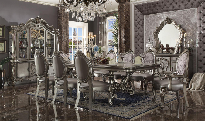 Lujo 1x Silla silla de comedor Silla tapizada Silla de salón Sillas de cocina