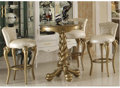 Taburete Taburete Sillón Bar Bar en casa para mostrador Barra Gabinete Barroco decorativo