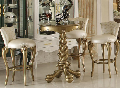 Taburete Taburete Sillón Bar Bar en casa para mostrador Barra Gabinete Barroco decorativo