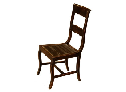 Silla de madera de diseño en comedor muebles de lujo color marrón nuevo