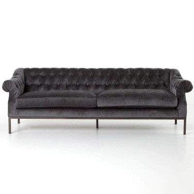 Sofá Chesterfield Sofá Tapicería Tela Decorativa Cuero Sofás Tapicería Conjunto