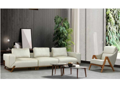 Conjunto de sofá de 3 plazas + 1 butaca, 3 sillones, conjunto de tela para sala de estar, set de 3 piezas.