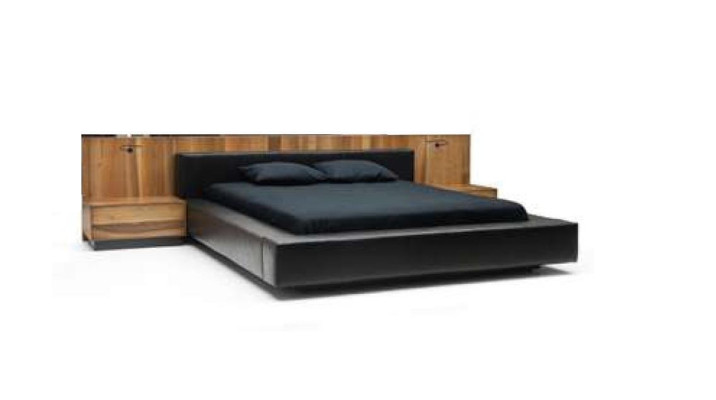 Juego de dormitorio de lujo y cómodo de 4 piezas en marrón - Estilo moderno para tu dormitorio
