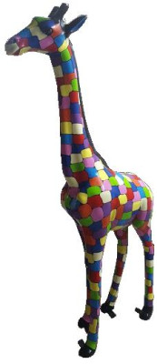Figuras de diseñador Decoraciones modernas Estatua de jirafa de jardín Escultura Esculturas