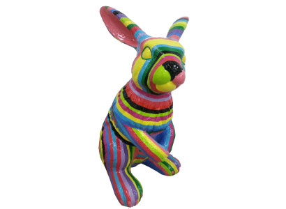 Diseño de esculturas decorativas para el hogar, estatuas de figuras abstractas de conejo.