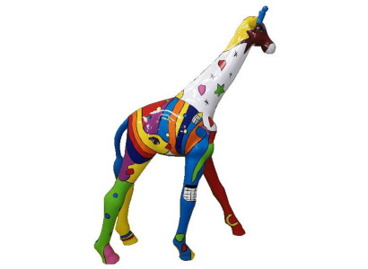 Figuras de diseñador Decoraciones modernas Estatua de jirafa de jardín Escultura Esculturas