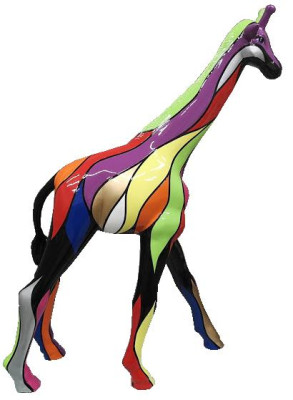 Diseño Estatua Escultura colorida Figuras abstractas Estatuas Pintadas a mano Decoración