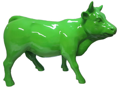 Estátua Escultura Decorativa Estatua Vaca Escultura Abstracta Diseño Figura Nueva