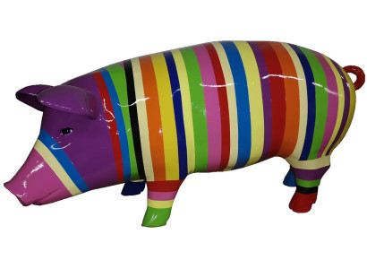 Esculturas abstractas de cerdo diseño de decoración para el hogar estatuas figuras figura decorativa.