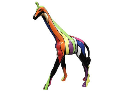 Estatua abstracta de jardín de jirafa Figuras de escultura de diseñador modernas nuevas