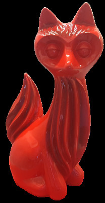 Decoración moderna Figura abstracta Figuras Abstracto Estatuas Escultura Zorro 60cm