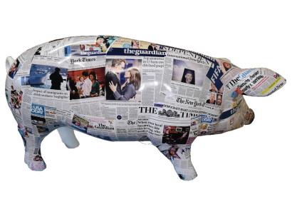 Diseño de esculturas decorativas para el hogar Estatuas Figuras abstractas Figura de cerdo Decoración