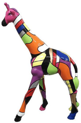 Diseño decorativo estatua esculturas pintadas a mano estatuas sala de estar figuras de jardín