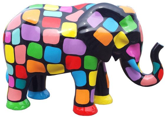 Figura de diseñador Estatua Figuras modernas Decoración Elefante Decoración Esculturas de jardín