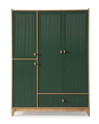 Armario verde de lujo de madera para habitación infantil - novedad.