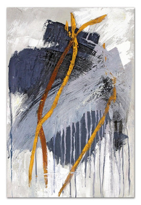 Abstracto Moderno Pintura al óleo Cuadro Pintura Lienzo Trabajo manual real Imágenes Pinturas al óleo
