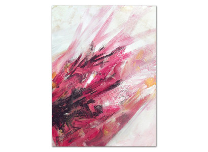 Cuadro de óleo abstracto moderno en lienzo, auténtica obra de arte abstracta hecha a mano.