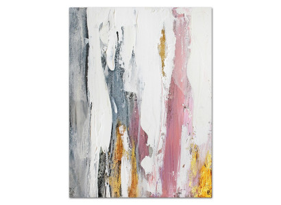 Cuadro abstracto colorido Hecho a mano auténtico Marco Pintura al óleo Imágenes Obra de arte