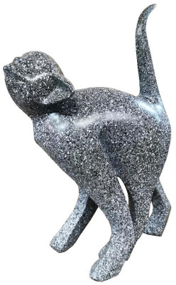 Diseño Figura Mono Decoración Estatua Escultura Abstracta diseñador Loft Plata Esculturas