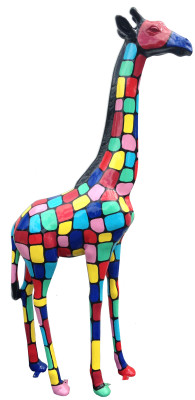 Figura abstracta de animal, hecha a mano, decoración de casa, esculturas de decoración, estatuas, figuras.