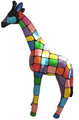 Diseño de jirafa Figura Estatua Figuras y estatuas modernas Decoración Decoración Jardín Nuevo