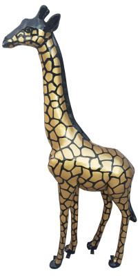 Estátua de girafa designer Figura Estatuas modernas Decoração Jardim Novo