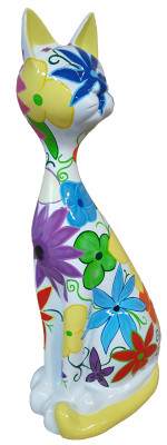 Estatuas decorativas hechas a mano, estatuillas de diseñador pintadas modernas, estatuas abstractas.