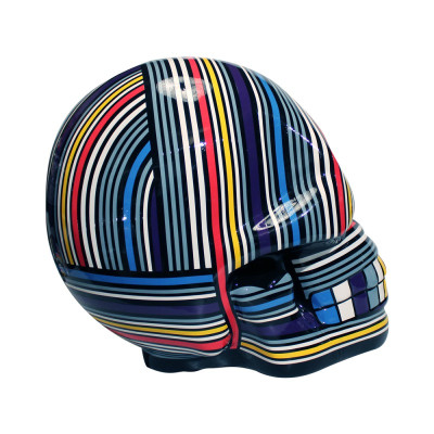 Moderno diseño abstracto de cráneo de calavera escultura decorativa esculturas nuevo.