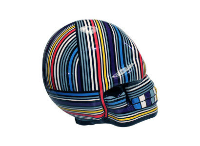 Moderno diseño abstracto de cráneo de calavera escultura decorativa esculturas nuevo.