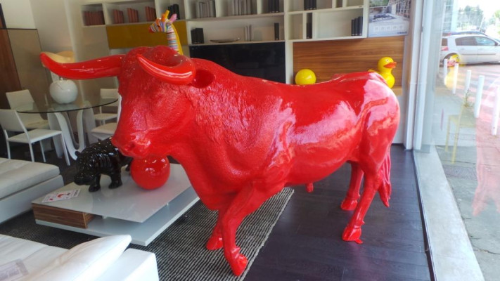 Diseñador Figura abstracta Figuras modernas Decoración Esculturas de jardín Toro Nuevo