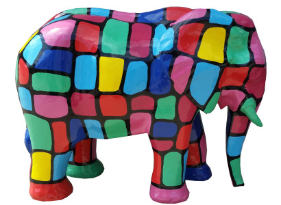 Figura de diseñador Estatua Figuras modernas Decoración Elefante Decoración Esculturas de jardín