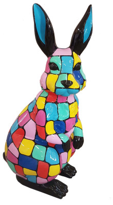 Figuras de diseñador Decoraciones modernas Figuras de jardín Estatua de conejo Esculturas