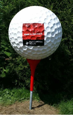 Figuras de diseñador Decoraciones modernas Figuras de decoración para jardín Escultura de bola de golf