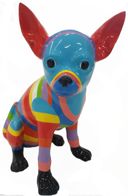 Figura de diseñador Estatua Figuras modernas Decoración Perro Escultura Jardín Esculturas