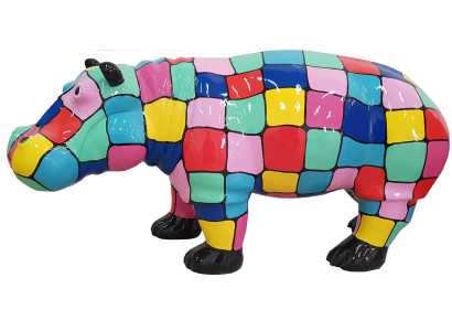 Diseñador Figura Abstracta Figuras Modernas Decoración Hipopótamo Esculturas de Jardín