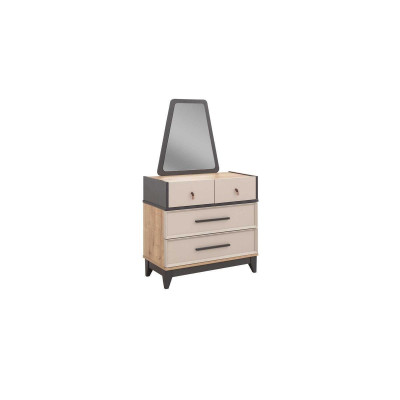 Conjunto habitación infantil Cama Cama infantil Marrón Madera Sets Cama juvenil 5 piezas.