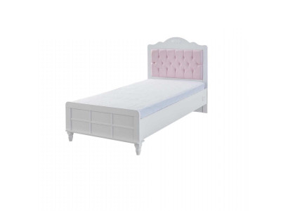 Cama infantil Dormitorio infantil Muebles de dormitorio infantil Rosa Madera Chesterfield