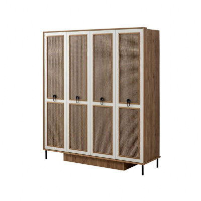 Armario de madera Armario de ropa Armario infantil Armario de madera Marrón Diseño
