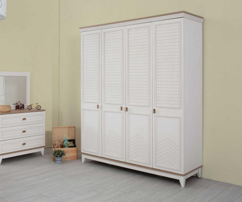Armario ropero armario infantil armario de madera madera blanca moderno