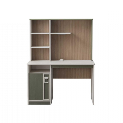Escritorio estanterías mesa de ordenador madera gris habitación infantil mesa infantil