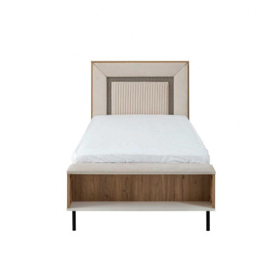 Muebles infantiles modernos completos Juego de cama infantil de madera marrón de 4 piezas nuevo
