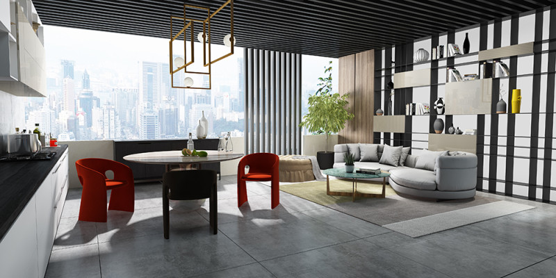 Sofá redondo grande XXL de 4 plazas de diseño italiano de lujo Sofá redondo de lujo con tapicería