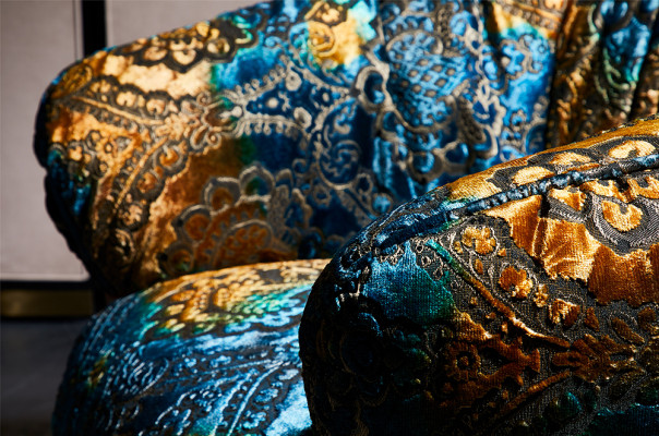 Sillón Club Lounge Diseñador Sofá de televisión Silla Sillas Tapicería Asiento Muebles Textil