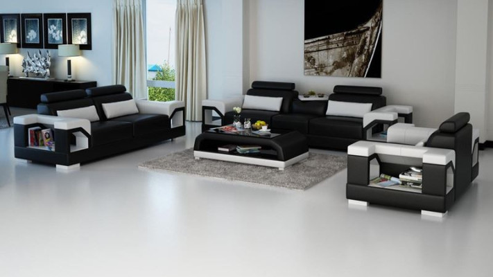 Conjunto de sofás de lujo de 3 plazas + 2 + 1, sofá de diseño, sofá tapizado, sofá moderno.